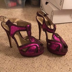 Aldo glitter heels